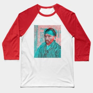 Van Gogh Interactive Red&Blue Filter T-Shirt Baseball T-Shirt